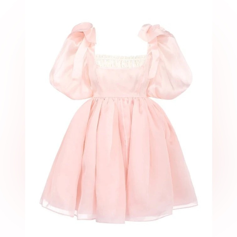 Selkie Da Vinci pink silk puff - 1X